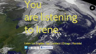 Irene Emergency Radio Tracker Site Set to Ambient Music Is Helpful, Creepy